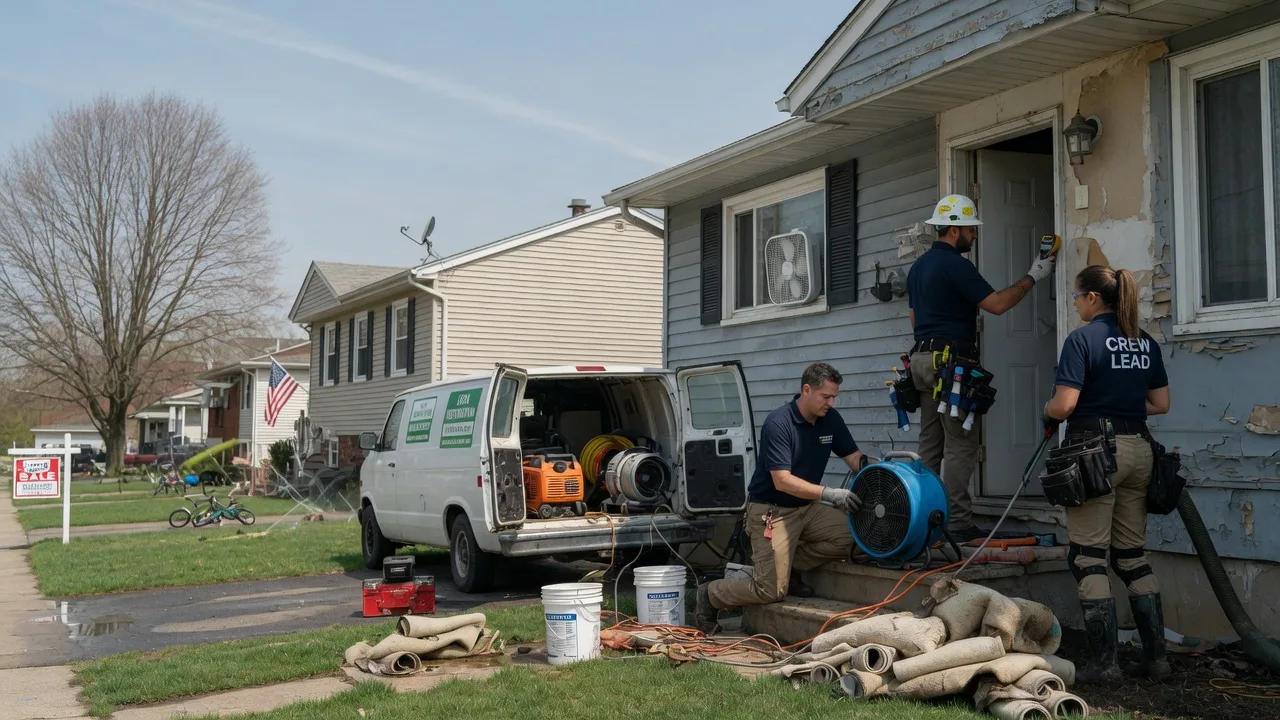 Flood Cleanup in Lake Orion, MI near me